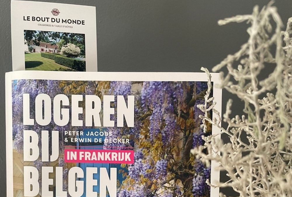 We are selected in the guide “Logeren bij Belgen”